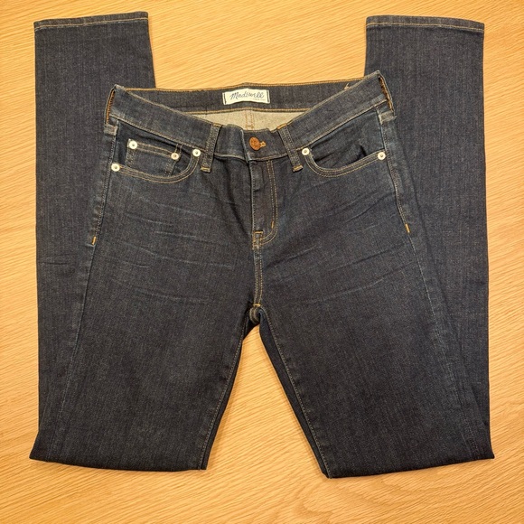 Madewell Ally Straight Jeans - Dark Wash (Size 26) - Picture 2 of 5